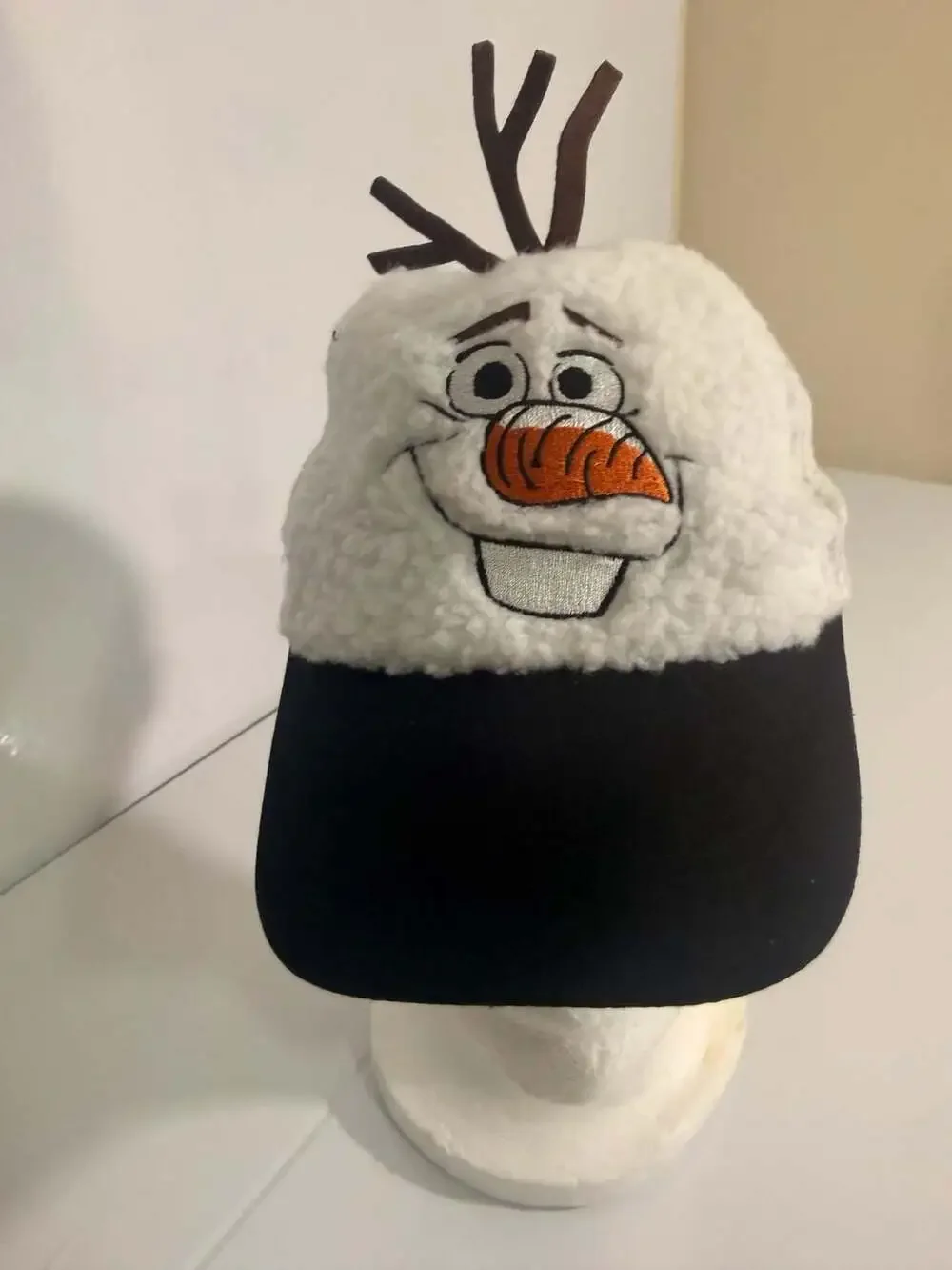 Disney Frozen II Olaf Character Fuzzy Baseball Cap Hat